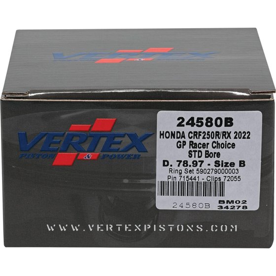 CRF 250 R (2022 - 2023) forged gp racer's choice piston kit | Vertex