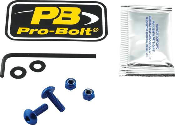 CBR 600 F (1991 - 2013) license plate screw pack | PRO BOLT