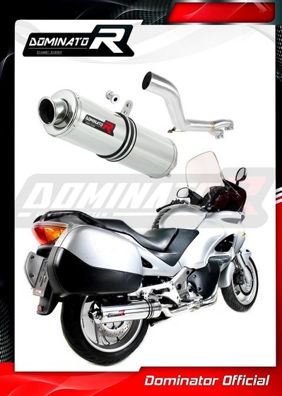 NT 650 GT HAWK (1998 - 2005) exhaust silencer round | Dominator