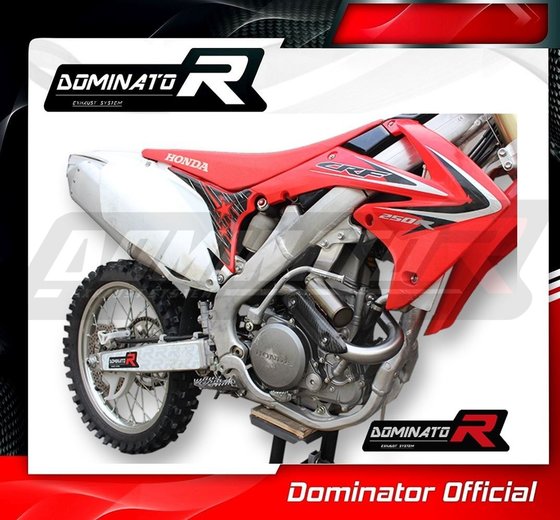 CRF 250 R (2011 - 2013) exhaust header pipe with powerbomb | Dominator