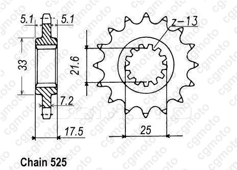 CB 500 S (1998 - 2003) 137 zrt 108 rivet link 525 o-ring chain kit with 15t front and 40t rear sprockets - gold/steel | REGINA