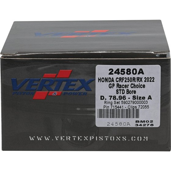 CRF 250 R (2022 - 2023) forged gp racer's choice piston kit | Vertex