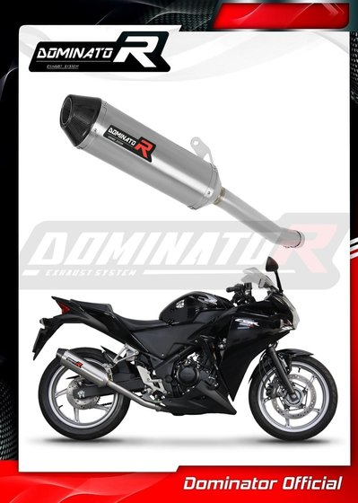 CBR 250 R (2011 - 2013) exhaust silencer muffler hp3 | Dominator