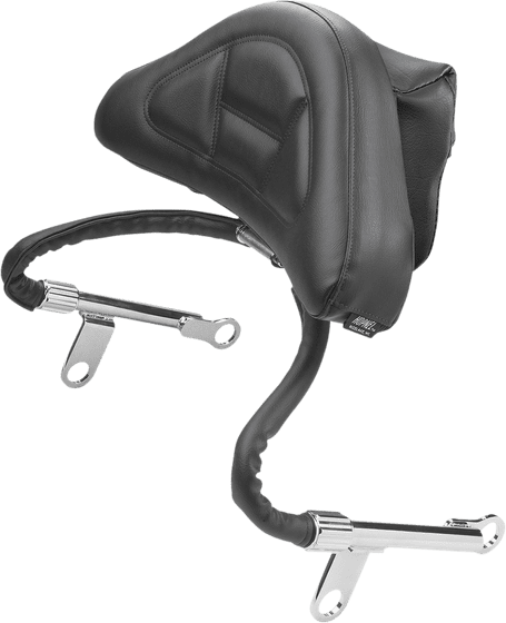 GL 1800 GOLD WING (2001 - 2017) driver backrest - black | SHOW CHROME