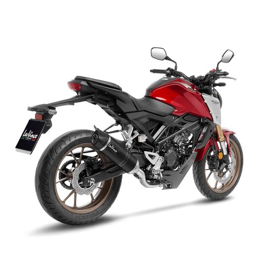 CB 125 R NEO (2021 - 2022) lv one evo black edition exhaust system | LEOVINCE