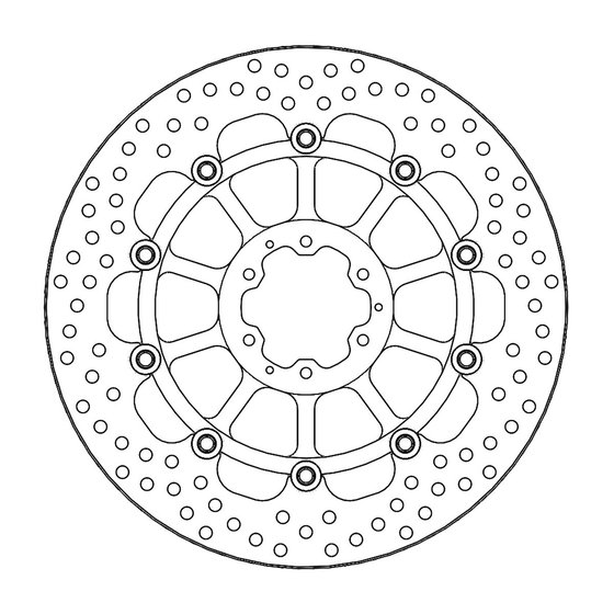 CRF 1000 L AFRICA TWIN (2016 - 2019) halo floating brake rotor - 310mm | MOTO-MASTER