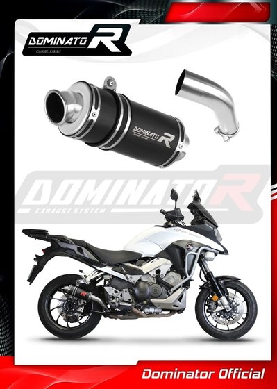 VFR 800 X CROSSRUNNER (2015 - 2021) exhaust silencer muffler gp1 black | Dominator