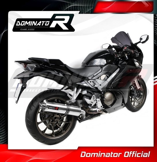 VFR 800 F (2014 - 2019) exhaust silencer round | Dominator