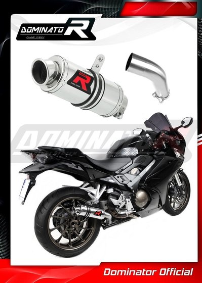 VFR 800 F (2014 - 2019) exhaust silencer gp1 | Dominator