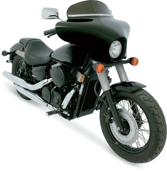 VT 750 C2B SHADOW (2010 - 2022) black replacement batwing fairing | MEMPHIS SHADES METRIC