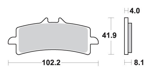 CBR 1000 RR SP (2014 - 2022) brakepads dual carbon | SBS