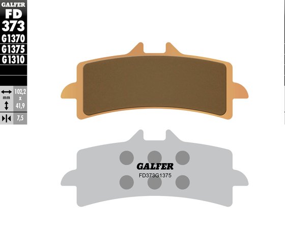 CBR 1000 RR SP (2014 - 2019) sport sinter brake pad | GALFER