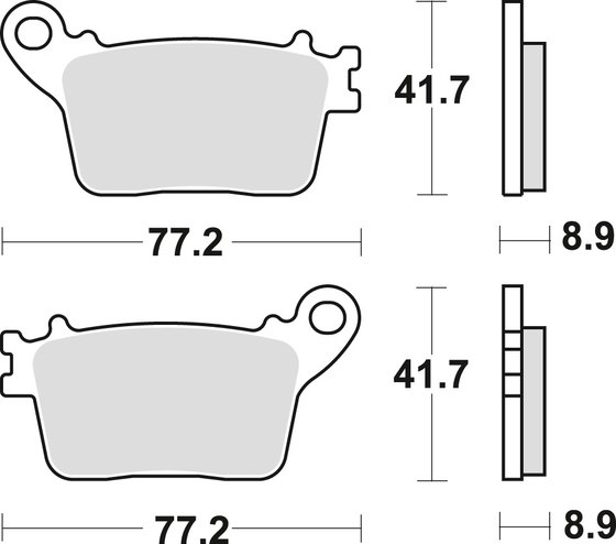 CBR 1000 RR-R SP (2020 - 2020) sintered metal brake pads | TRW