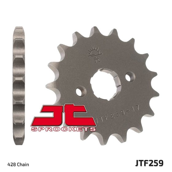 CG 125 (1977 - 2006) steel front sprocket | JT Sprockets