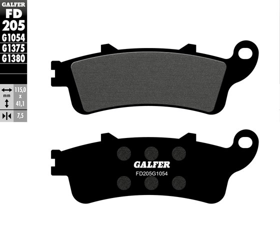 CBR 1000/1100 XX BLACKBIRD (1997 - 1999) semi-metal brake pad | GALFER