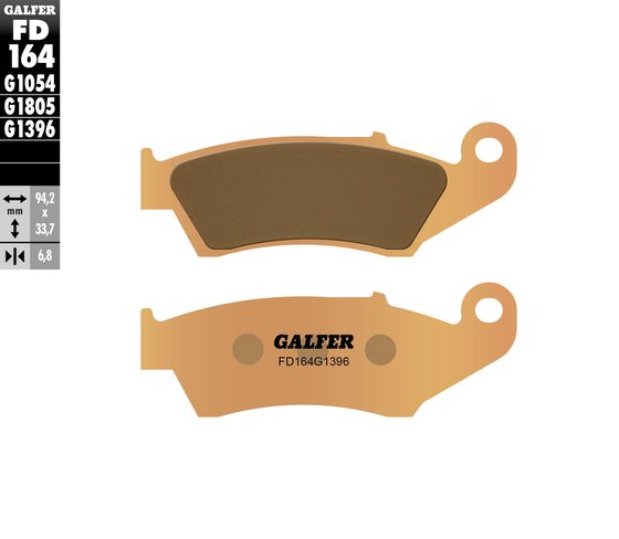 TRX 700 XX (2008 - 2011) street sinter brake pad | GALFER