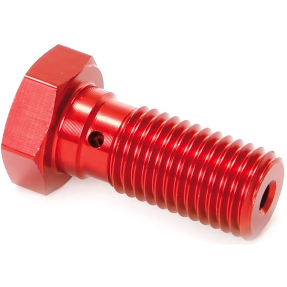 CBR 900 RR FIREBLADE (1992 - 1999) red banjo bolt m10x1.25 | TRW