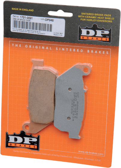 CB 450 (1982 - 1986) sintered metal brake pad | DP BRAKES