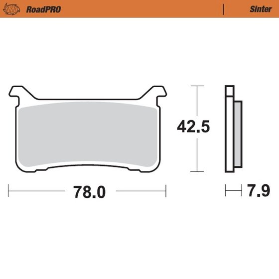 CMX 1100 REBEL (2021 - 2022) sintered front brake pad | MOTO-MASTER