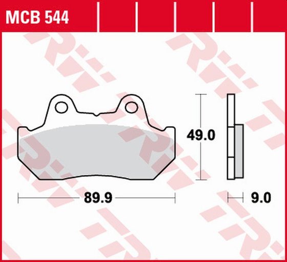 GL 650 SILVER WING (1982 - 1986) allround organic standard brake pad | TRW