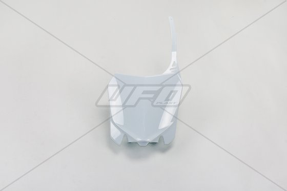 CRF 450 R (2013 - 2017) front number plate - white | UFO