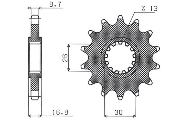 CBR 1000 RR SP (2014 - 2016) 15 tooth front sprocket | SUNSTAR SPROCKETS