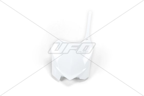 CRF 450 R (2009 - 2012) front number plate - white | UFO