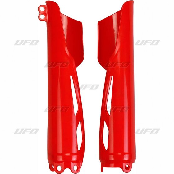 CRF 450 RX (2017 - 2022) red fork covers and slider protectors | UFO