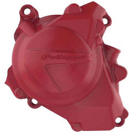 CRF 450 RX (2017 - 2020) ignition cover protector for honda crf450 red | POLISPORT