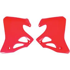 CR 250 R (1995 - 1996) red radiator covers for honda cr125/250 | UFO