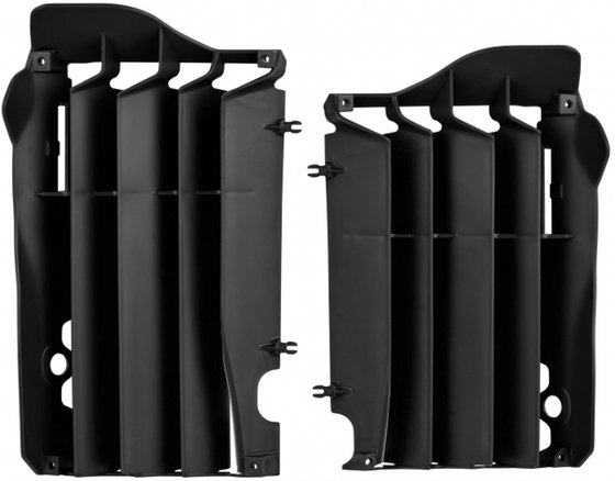 CRF 450 R (2013 - 2017) rad louvers radiator guards black | POLISPORT