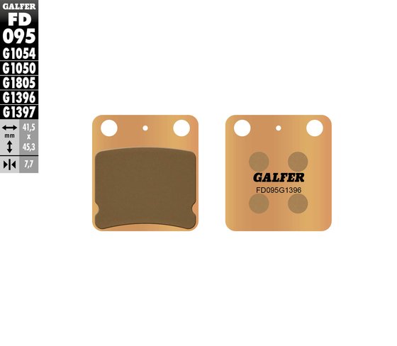 MB 50 (1979 - 1987) street sinter brake pad | GALFER