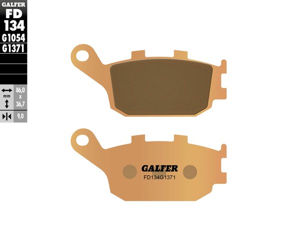 VTX 1300 S (2003 - 2007) street sinter brake pad | GALFER