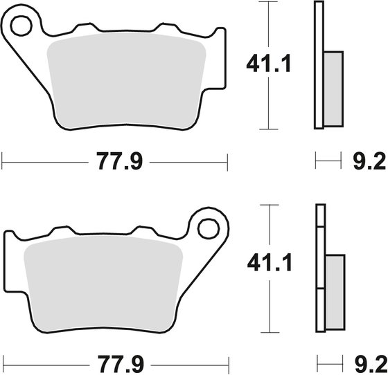 CB 500 (1997 - 2003) sintered metal brake pads | TRW