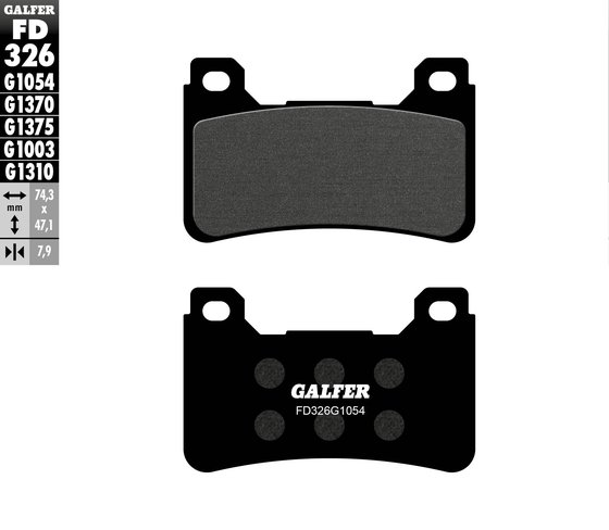 CBR 600 RR (2005 - 2006) semi-metal brake pad | GALFER