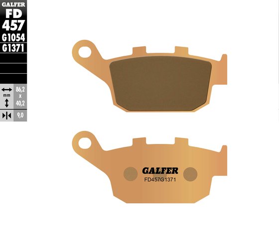 NC 750/700 VULTUS (2015 - 2018) sintered metal brake pads | GALFER