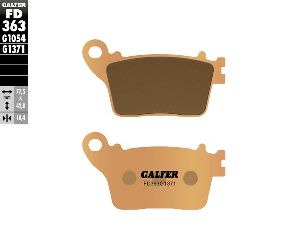 CBR 600 RR (2007 - 2013) hh sintered brake pads | GALFER