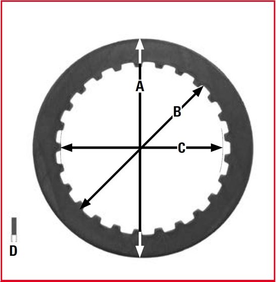 VT 500 C (1983 - 1983) clutch steel plate kit | TRW