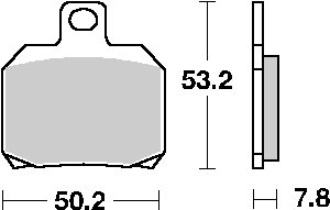 CBR 1000 RR-R SP (2020 - 2022) brakepads ceramic | SBS