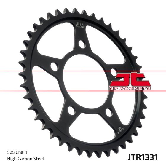 CRF 1100 L AFRICA TWIN ADVENTURE SPORTS (2020 - 2021) rear sprocket 42t 525 black | JT Sprockets