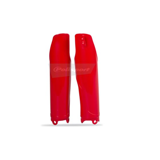 CRF 450 R (2002 - 2018) red fork guards for crf 04-18 | POLISPORT