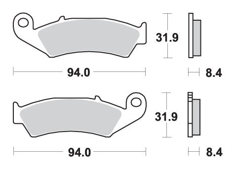 RVF 750 R (1994 - 1998) brake pads / shoes | SBS