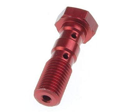 CX 500 TURBO (1982 - 1982) double banjo bolt m10x1.25 red | TRW