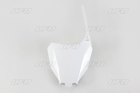 CRF 450 RX (2017 - 2020) front number plate - white | UFO