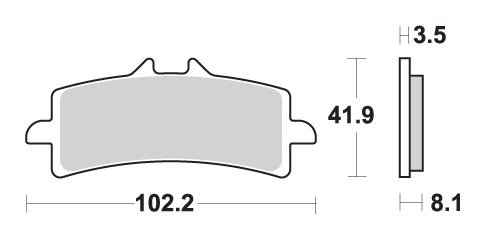 CBR 1000 RR-R SP (2022 - 2022) brakepads sintered | SBS