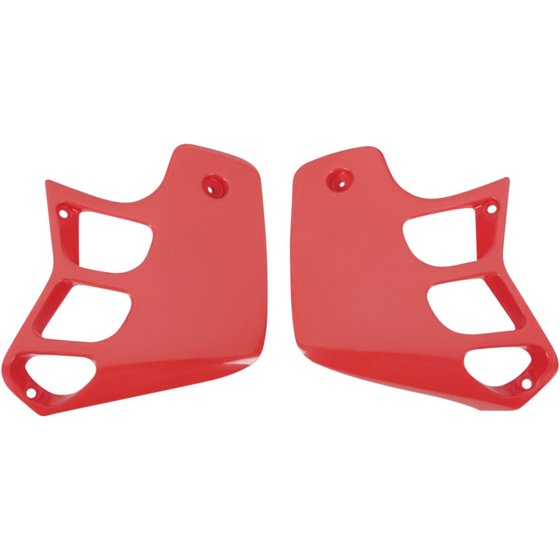 CR 250 R (1988 - 1989) red radiator covers for honda cr125/250 '89 | UFO