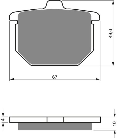 CB 900 F (1978 - 1980) goldfren brake pads 079 ceramic carbon ad | Goldfren