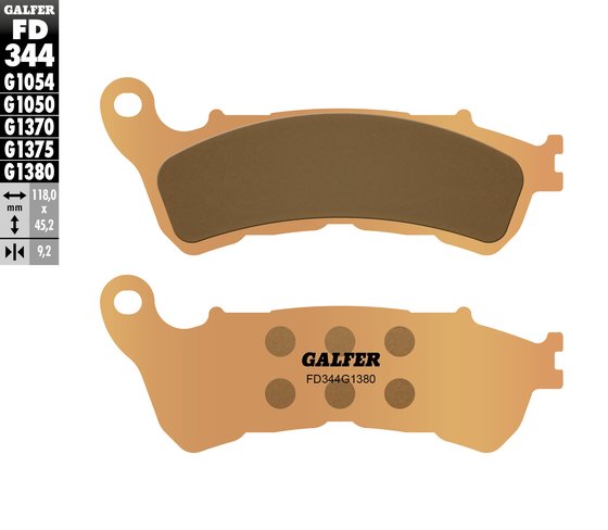 NC 700 D INTEGRA (2012 - 2013) scooter sinter brake pads | GALFER