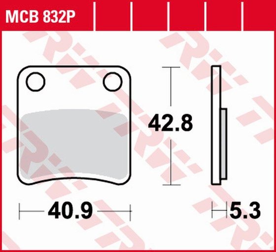 NC 750 D INTEGRA (2014 - 2020) sintered metal brake pad | TRW