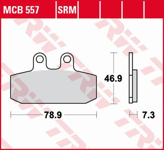 CLR 125 CITYFLY (1999 - 2000) sintered metal brake pads | TRW